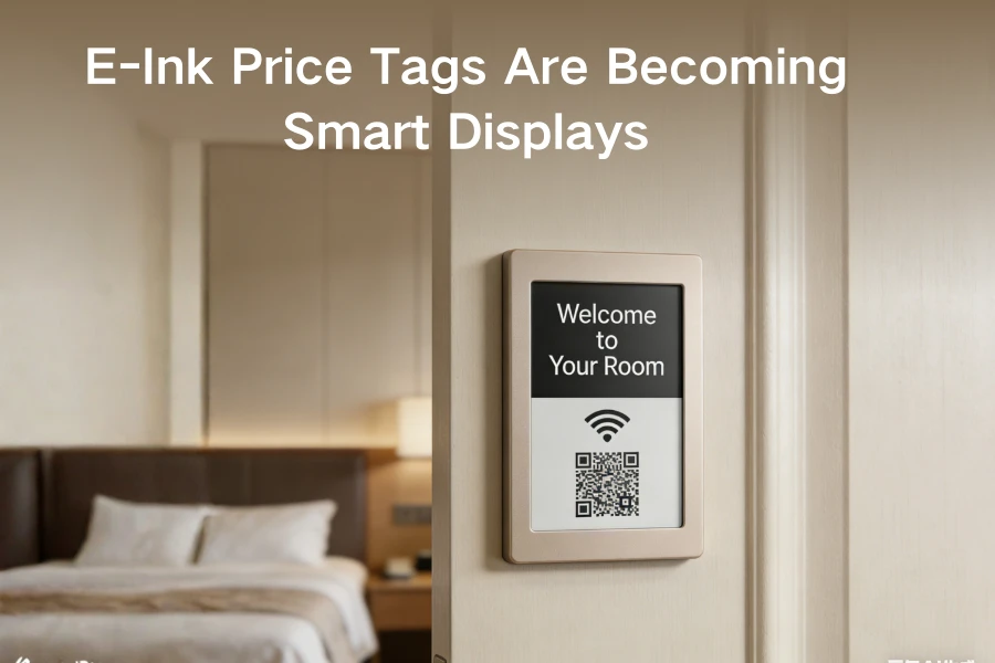 E-Ink Price Tags Tau dhau los ua Smart Displays