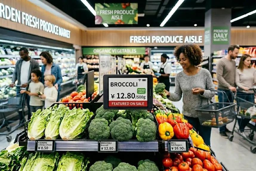 Supermarket Electronic Price Tags: Phau Ntawv Qhia Txog Kev Siv ESL thiab ROI