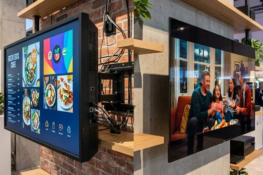 Commercial Display vs Consumer TV: Qhov txawv ntawm qhov tseem ceeb, tus nqi ...